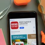 Rewe App auf dem Handy