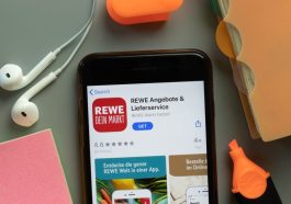 Rewe App auf dem Handy