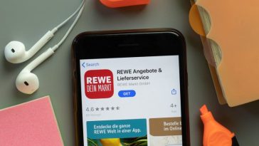 Rewe App auf dem Handy